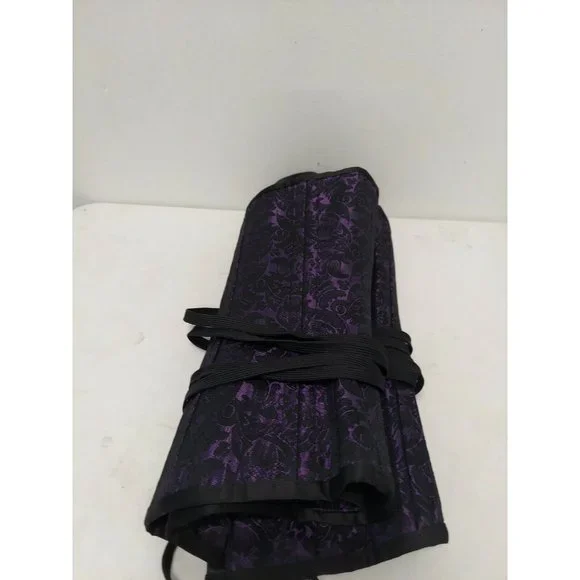 Corset Story Purple Brocade Satin Overbust, Spiral Steel Boned Corset, Waist 36" - Picture 3 of 12